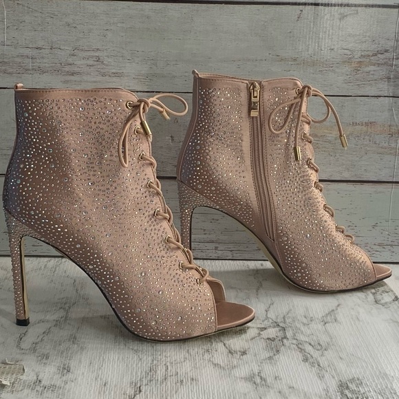 Shakira By Lady Couture High Heel Open Toe Rhinest - Picture 2 of 10